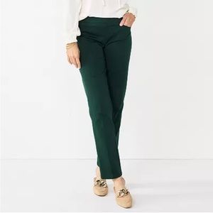 Women's Croft & Barrow® Effortless Stretch
Pull-On Mid-Rise Straight-Leg Pants